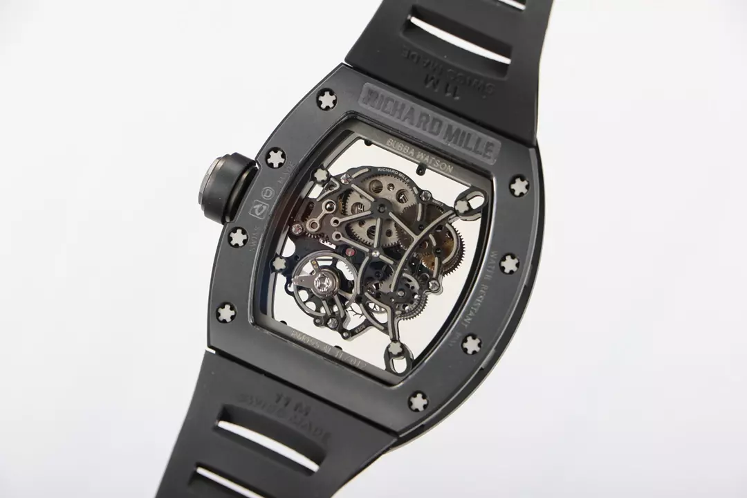 리차드밀 RM공장 리차드밀 부바왓슨 RM-055 블랙 카본 케이스 블랙 러버밴드 NTPT 카본, 리얼 티타늄 제작 상세 이미지 6