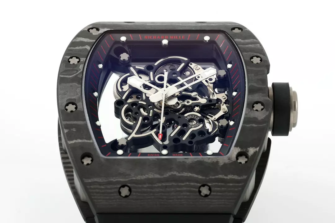 오데마피게 APS공장 V2 리차드밀 부바왓슨 RM-055 블랙 카본 케이스 블랙 러버밴드 NTPT 카본, 리얼 티타늄 제작 상세 이미지 5