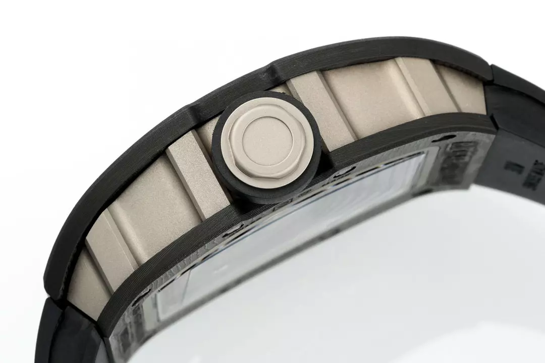 오데마피게 APS공장 V2 리차드밀 부바왓슨 RM-055 블랙 카본 케이스 블랙 러버밴드 NTPT 카본, 리얼 티타늄 제작 상세 이미지 7