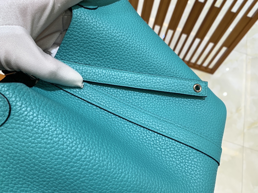 에르메스 그린엘 에르메스 피코탄 18 베로나 그린 실버 버클  상세 이미지 6