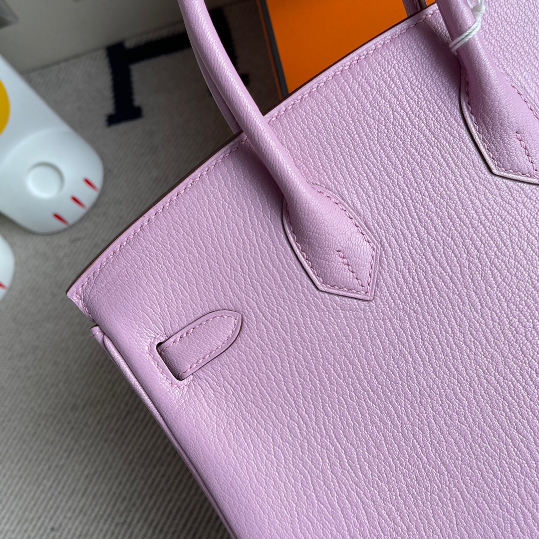 에르메스 반수공 에르메스 버킨백 25 핑크퍼플 로즈골드 염소가죽  상세 이미지 2
