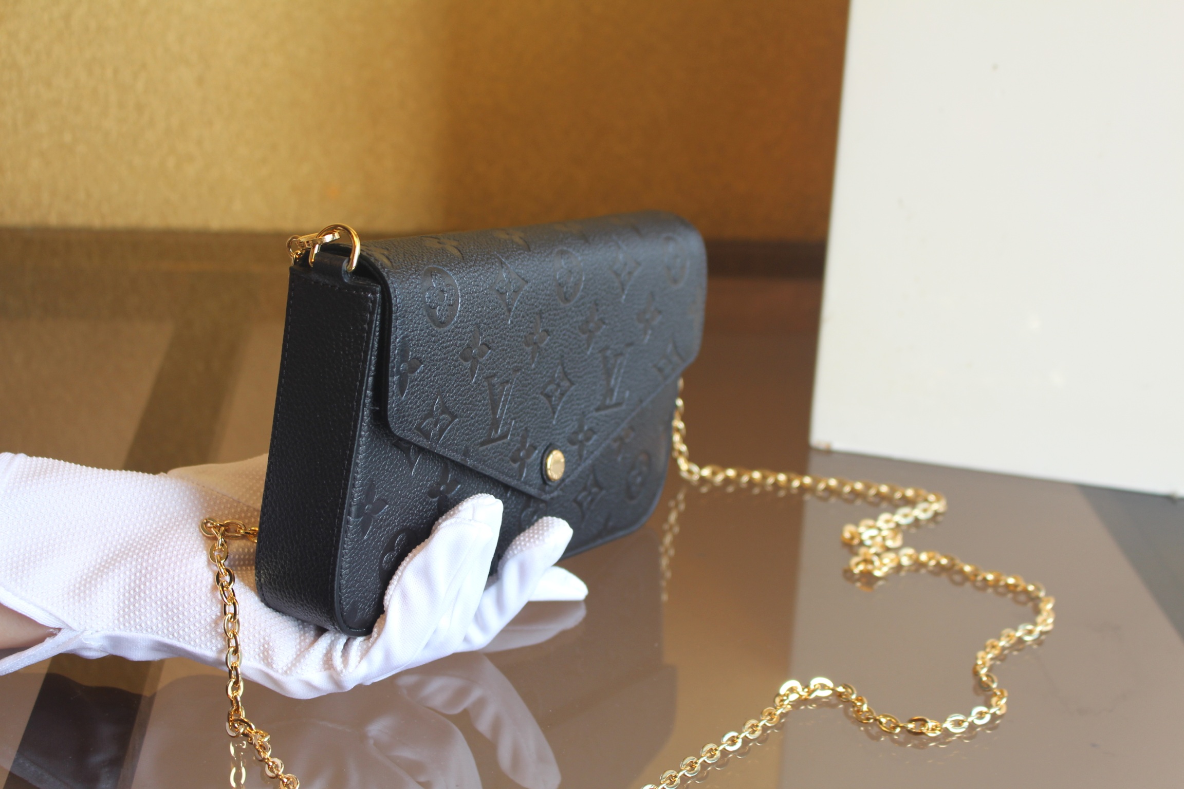 루이비통 루이비통 펠리시 포셰트 블랙 M82211 정품 동일가죽 사용! 상세 이미지 10