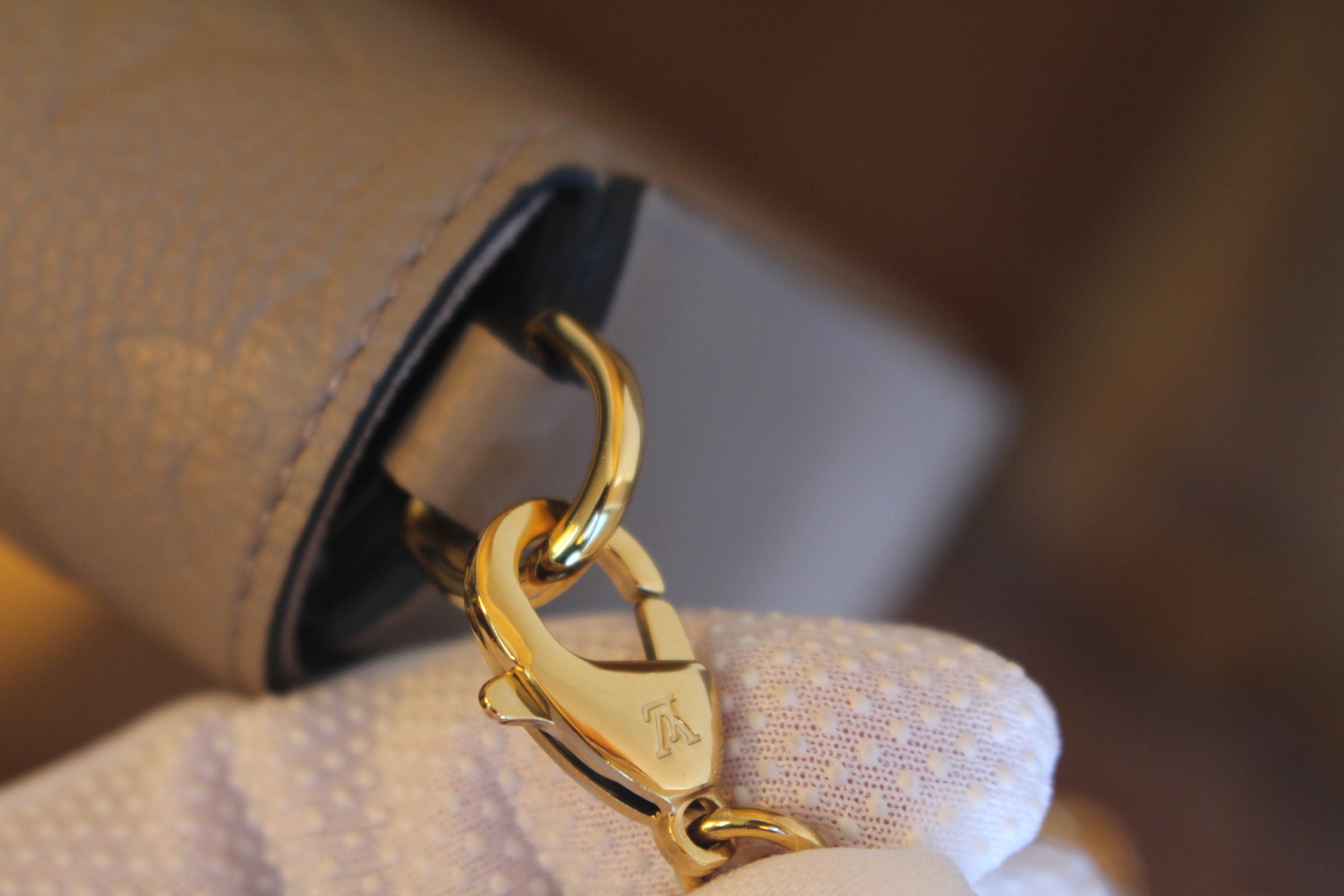 루이비통 루이비통 펠리시 포셰트 베이지 M68697 정품 동일가죽 사용! 상세 이미지 6