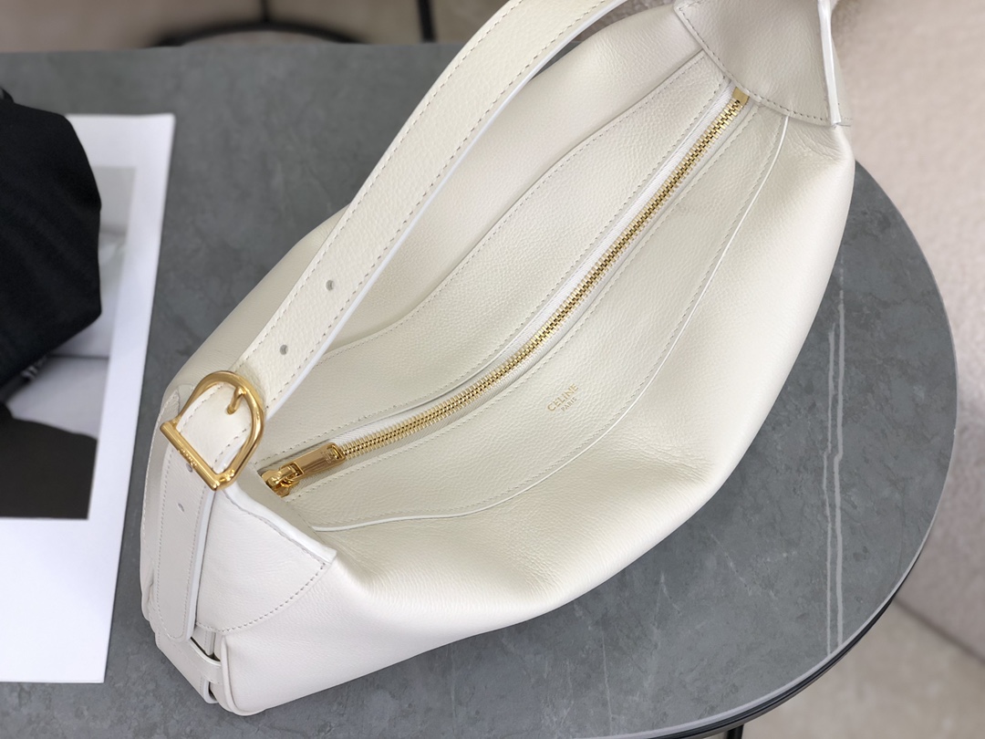 셀린느 셀린느 미디엄 로미 서플백 카프스킨 화이트 197443 34 x 16 x 5 cm 상세 이미지 6