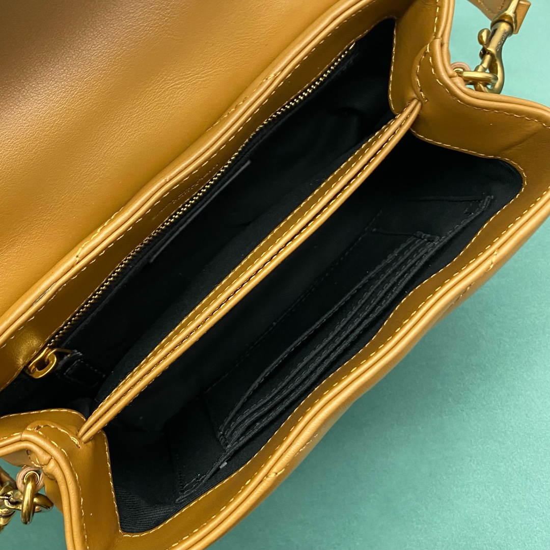 생로랑 생로랑 모노그램 루루 토이 숄더백 브라운 금장 467072 Size : 20 x 6 x 15 cm 상세 이미지 10