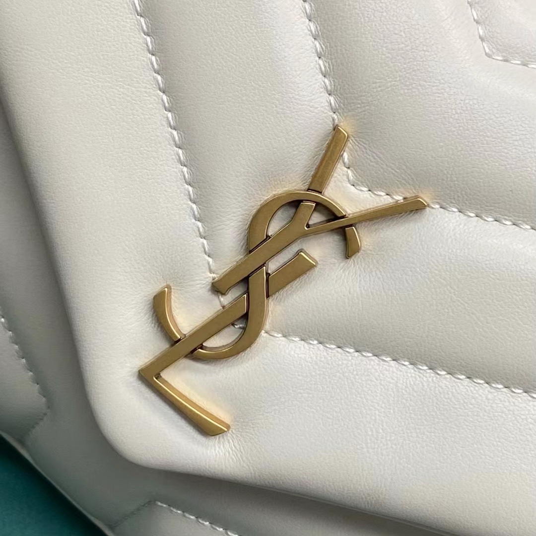 생로랑 생로랑 모노그램 루루 토이 숄더백 화이트 금장 467072 Size : 20 x 6 x 15 cm 상세 이미지 7