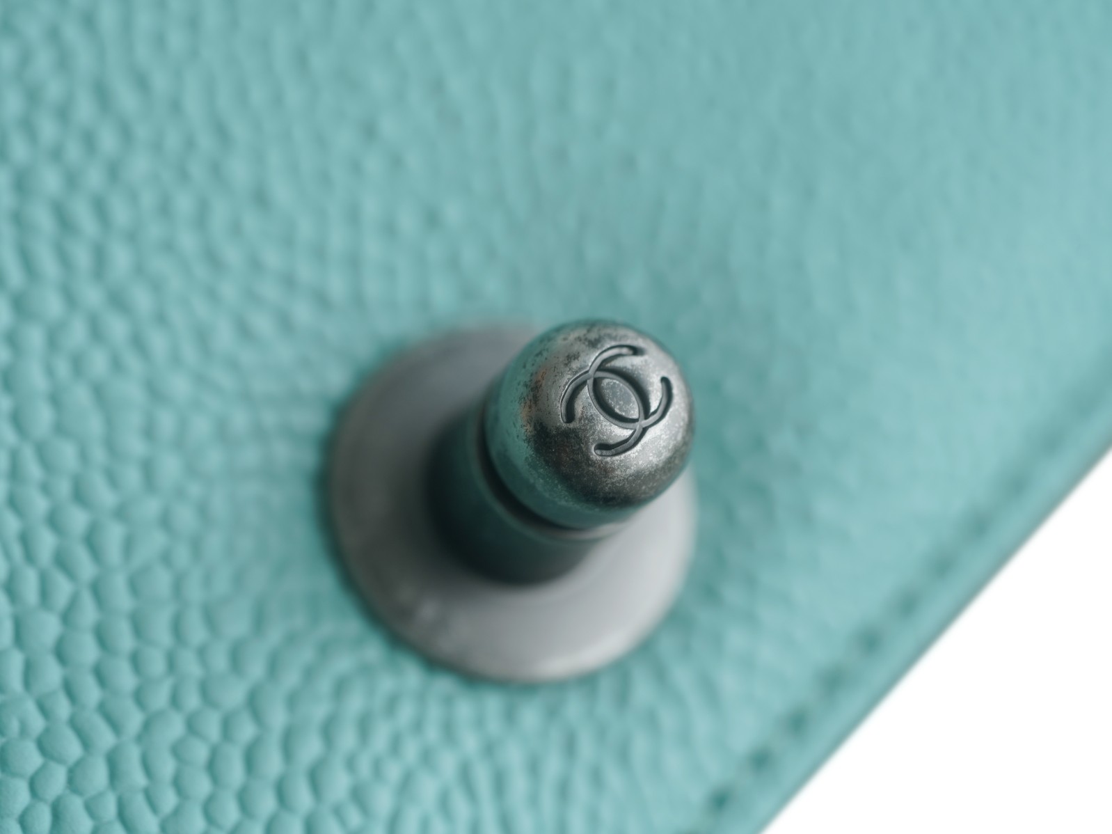 샤넬 팬더샵 샤넬 보이백 캐비어 티파니 블루 은장 스몰 사이즈 12 x 20 x 8.5cm 상세 이미지 13