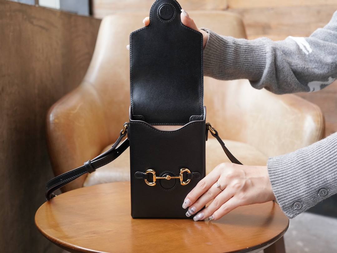 구찌 구찌 홀스빗 1955 미니백 블랙 625615 사이즈 11.5*17*4cm 상세 이미지 9