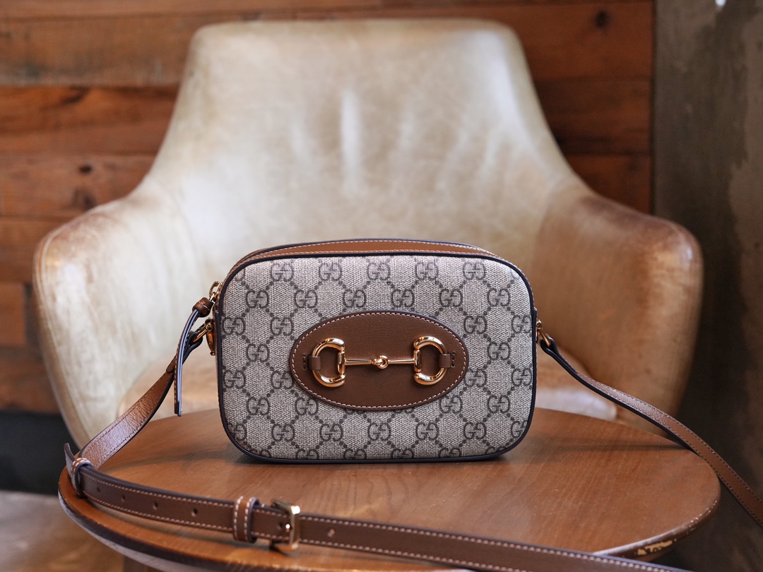 구찌 구찌 홀스빗 1955 크로스 숄더백 gg 슈프림 캔버스 760196 사이즈 20*13*6cm 상세 이미지 1