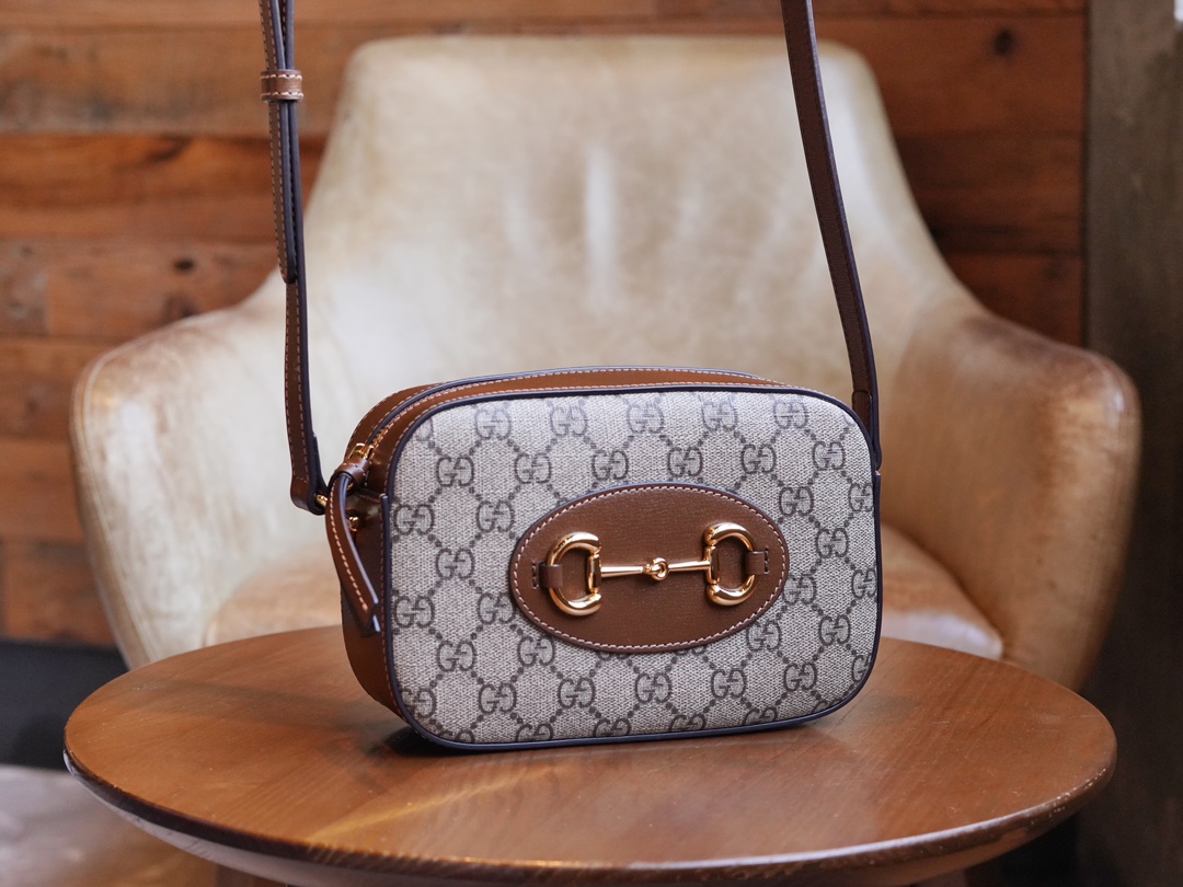 구찌 구찌 홀스빗 1955 크로스 숄더백 gg 슈프림 캔버스 760196 사이즈 20*13*6cm 상세 이미지 3