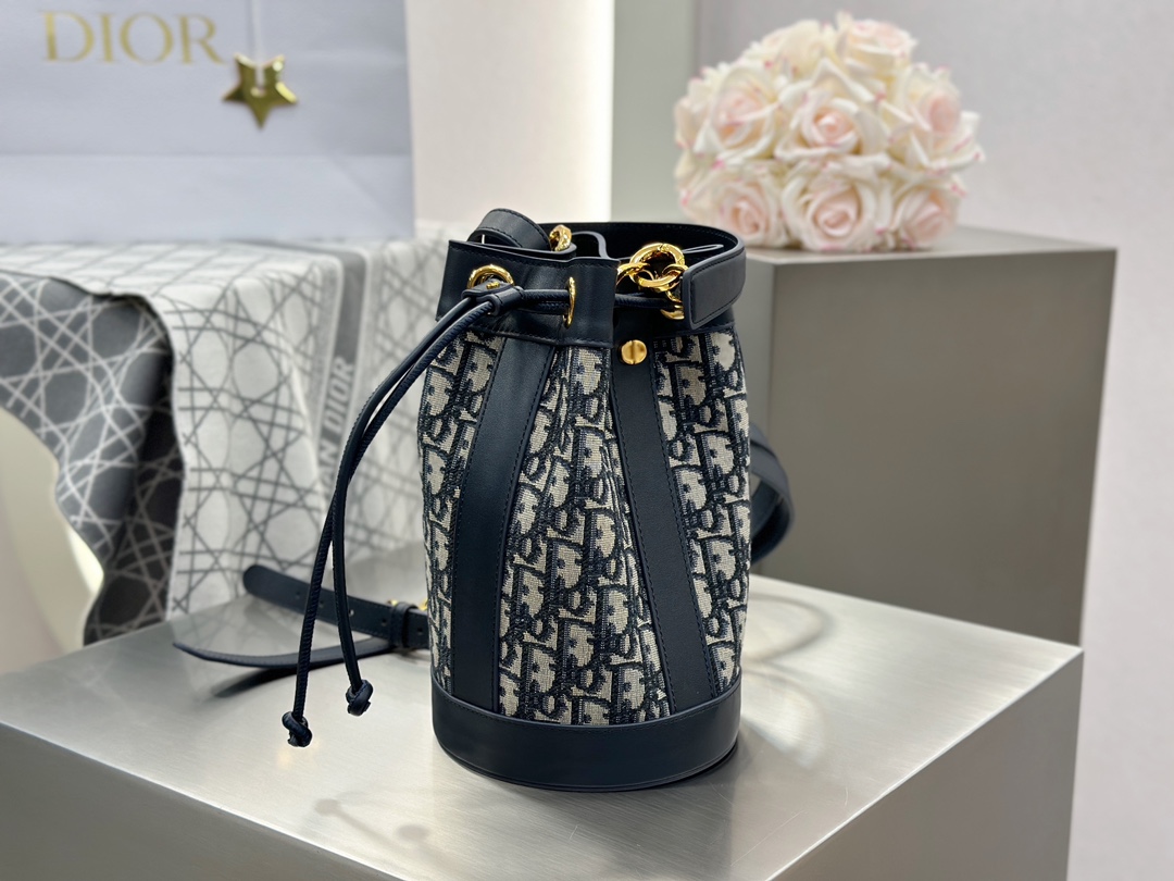 디올 디올 스몰 백팩 오블리크 자카드 블루 서플 맥시까나쥬 15 x 15 x 25 cm 상세 이미지 1