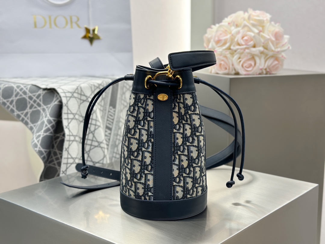 디올 디올 스몰 백팩 오블리크 자카드 블루 서플 맥시까나쥬 15 x 15 x 25 cm 상세 이미지 2