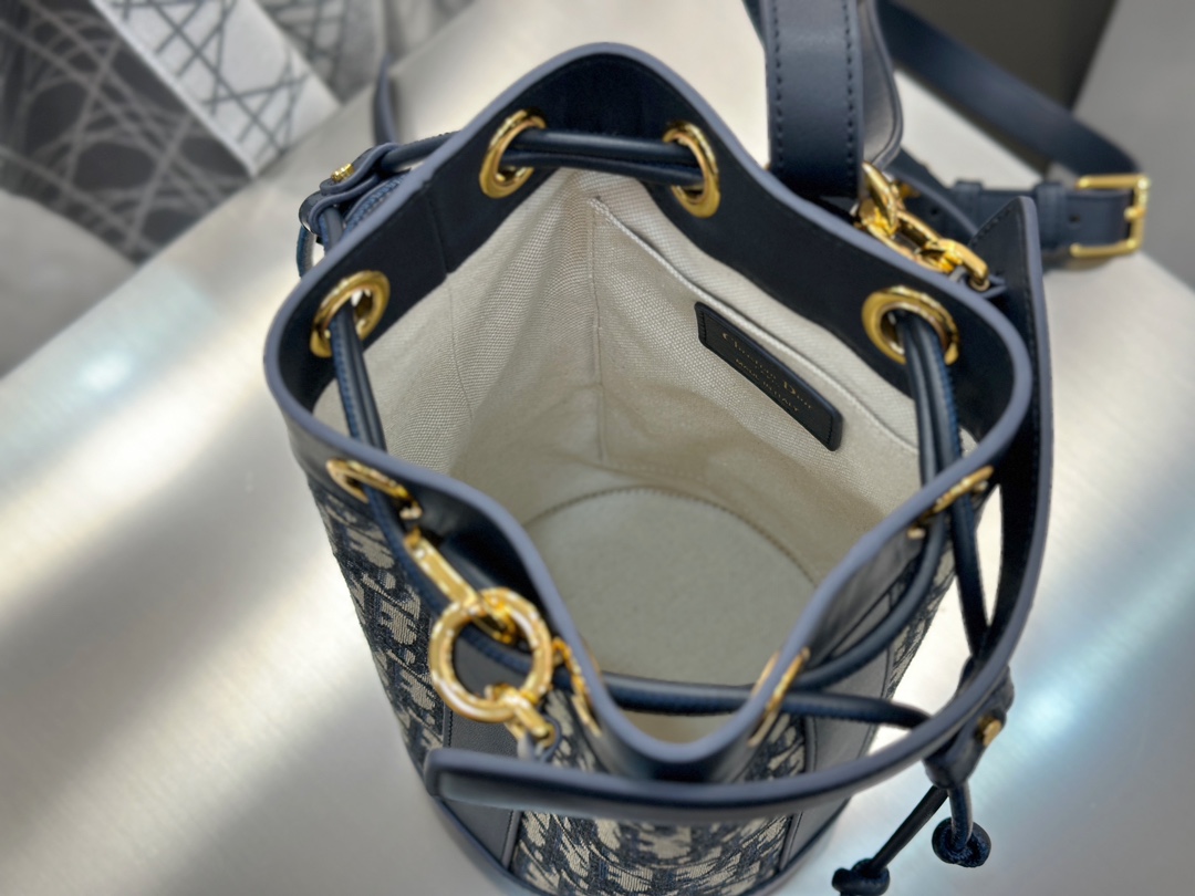 디올 디올 스몰 백팩 오블리크 자카드 블루 서플 맥시까나쥬 15 x 15 x 25 cm 상세 이미지 7