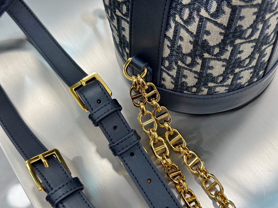 디올 디올 스몰 백팩 오블리크 자카드 블루 서플 맥시까나쥬 15 x 15 x 25 cm 상세 이미지 9