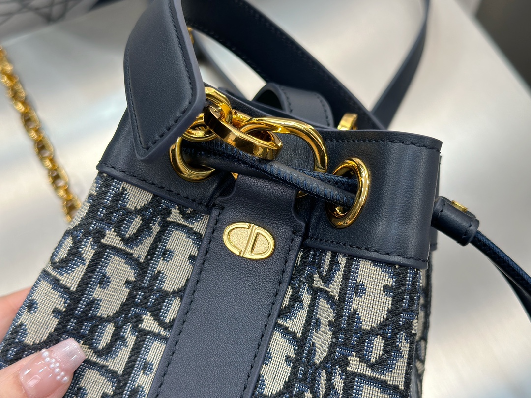 디올 디올 스몰 백팩 오블리크 자카드 블루 서플 맥시까나쥬 15 x 15 x 25 cm 상세 이미지 11