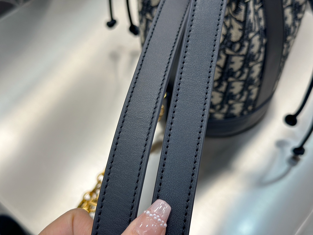 디올 디올 스몰 백팩 오블리크 자카드 블루 서플 맥시까나쥬 15 x 15 x 25 cm 상세 이미지 12