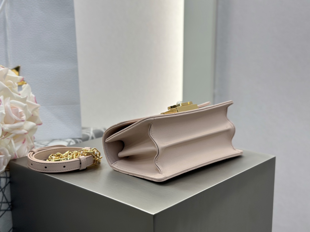 디올 디올 미니 앙쥬 백 매크로까나쥬 핑크 20 x 5 x 12 cm 상세 이미지 8