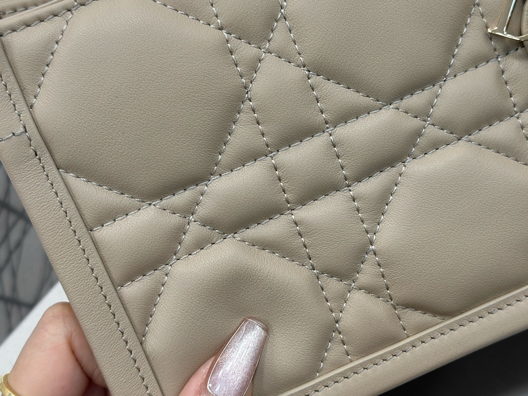 디올 디올 미니 스트랩 북 토트백 매크로까나쥬 베이지 21.5 x 13 x 7.5 cm 상세 이미지 15