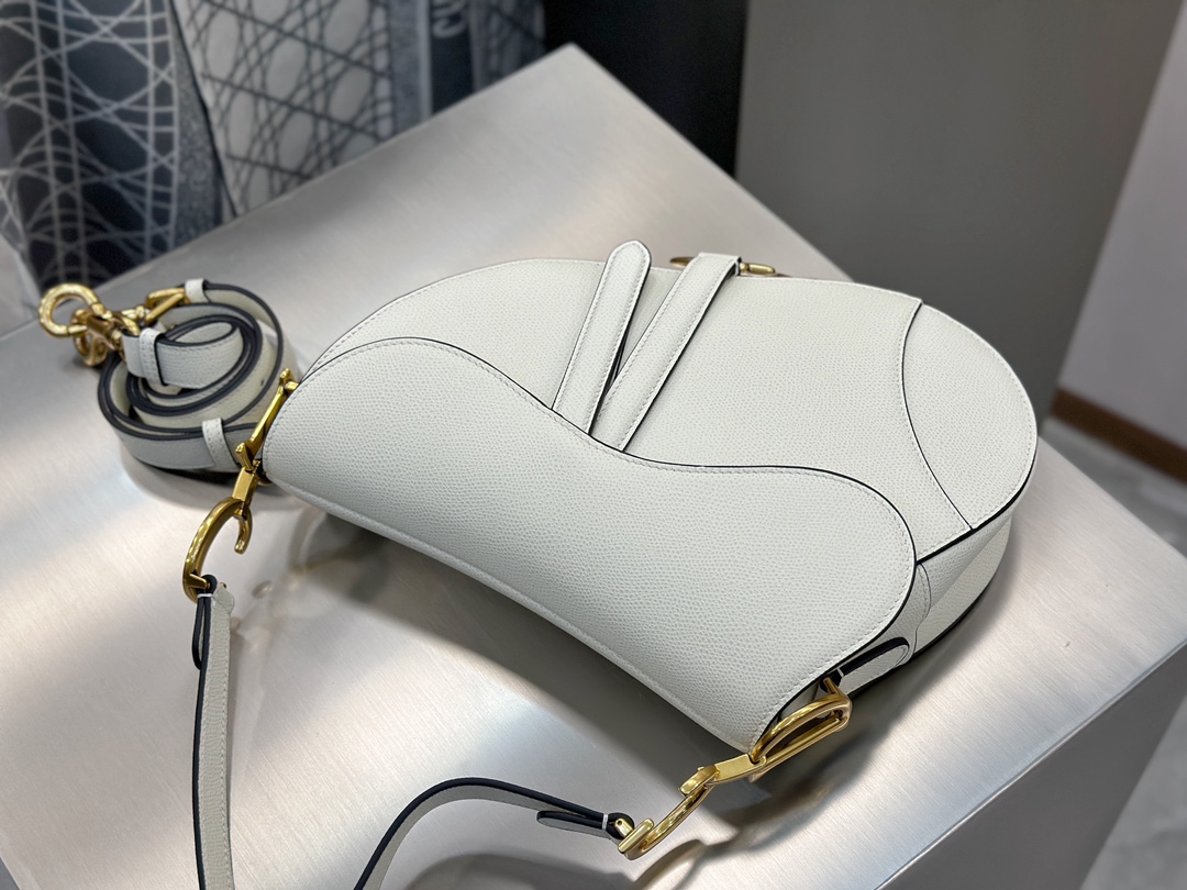 디올 디올 미디엄 새들 스트랩 백 라떼 25.5 x 20 x 6.5 cm 상세 이미지 6