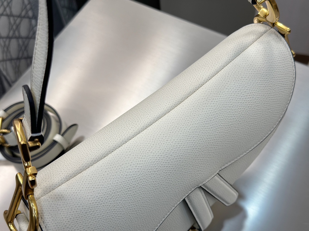 디올 디올 미디엄 새들 스트랩 백 라떼 25.5 x 20 x 6.5 cm 상세 이미지 15