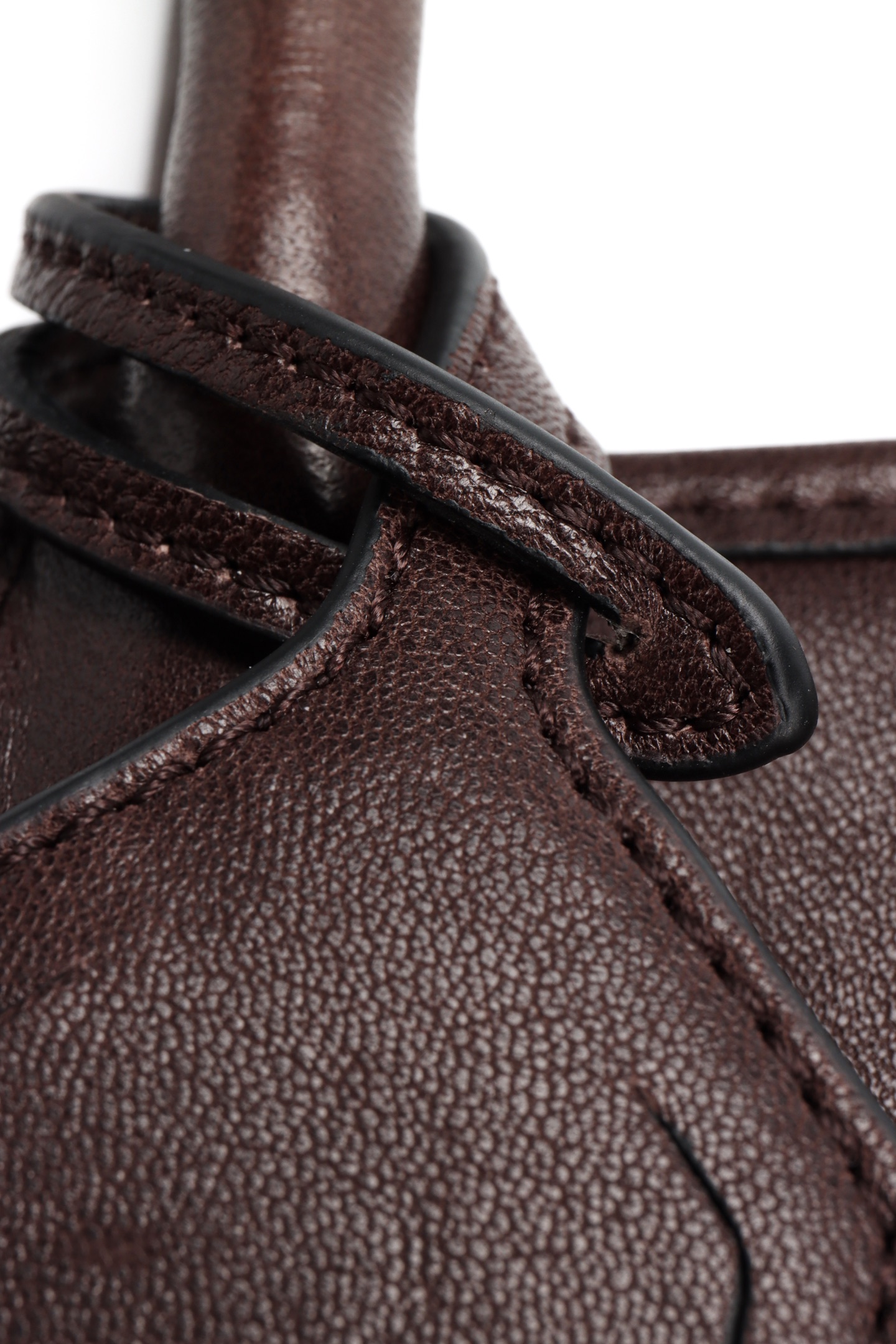 미우미우 미우미우 아방뛰르 나파 가죽 백 브라운  상세 이미지 18