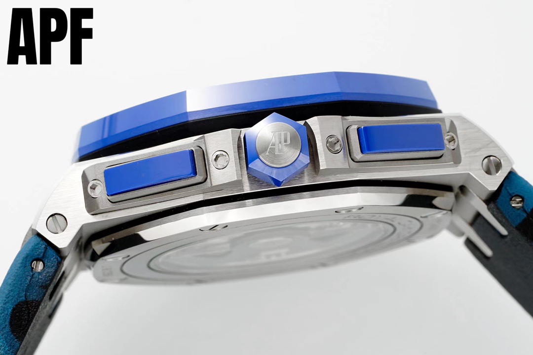 오데마피게 APF공장 오데마피게 로얄오크 오프셔 청판 다이얼 44mm 26400SO.OO.A335CA.01 3126 무브먼트 상세 이미지 7