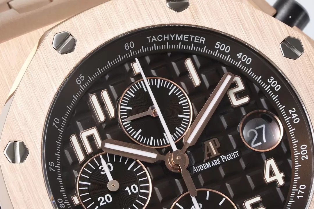 오데마피게 APF공장 오데마피게 로얄오크 오프쇼어 블랙 다이얼 로즈골드 금통 26470 Cal.3126 무브먼트 상세 이미지 4