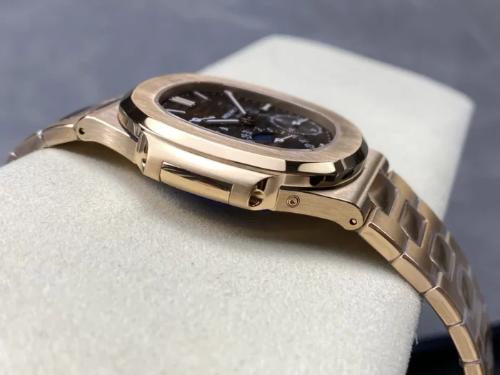 파텍필립 PPF공장 파텍필립 노틸러스 문페이즈 브라운 다이얼 5712 240 무브, 소음 없음 상세 이미지 6