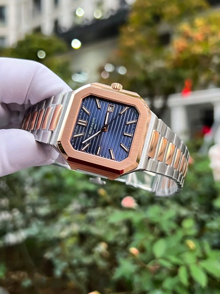 파텍필립 파텍필립 큐비투스 청판 다이얼 로즈골드 콤비 5821 Automatic – Super clone 상세 이미지 5