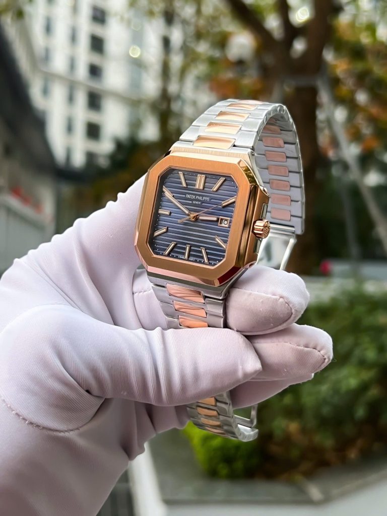 파텍필립 파텍필립 큐비투스 청판 다이얼 로즈골드 콤비 5821 Automatic – Super clone 상세 이미지 7