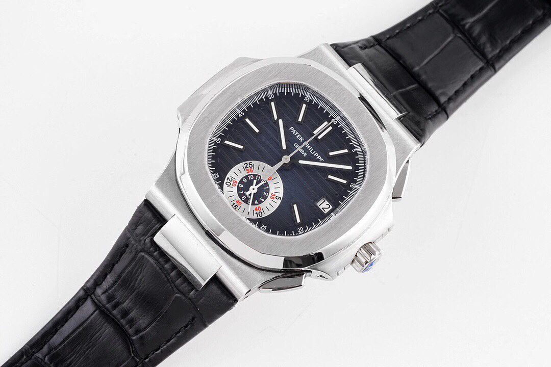 파텍필립 3K공장 파텍필립 노틸러스40주년 리미티드 에디션 청판 다이얼 가죽밴드 5980 PP.CH28-520 무브먼트 상세 이미지 2