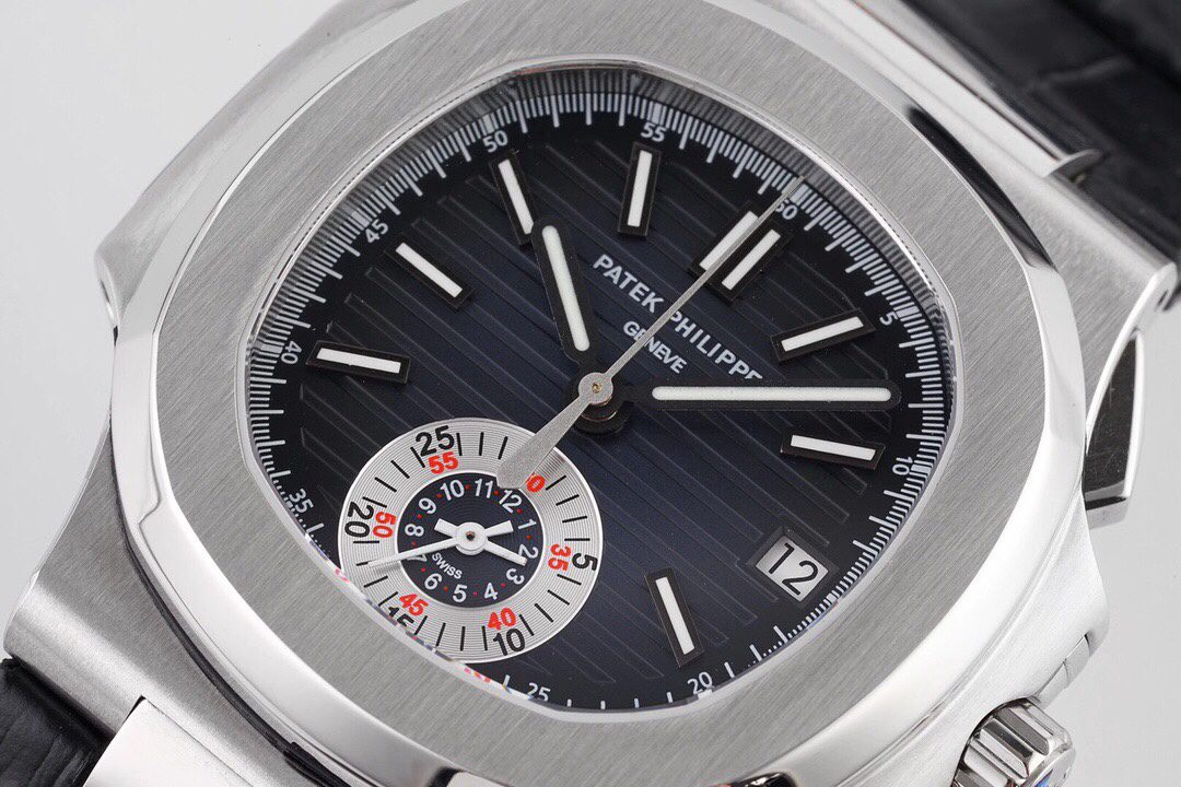 파텍필립 3K공장 파텍필립 노틸러스40주년 리미티드 에디션 청판 다이얼 가죽밴드 5980 PP.CH28-520 무브먼트 상세 이미지 3