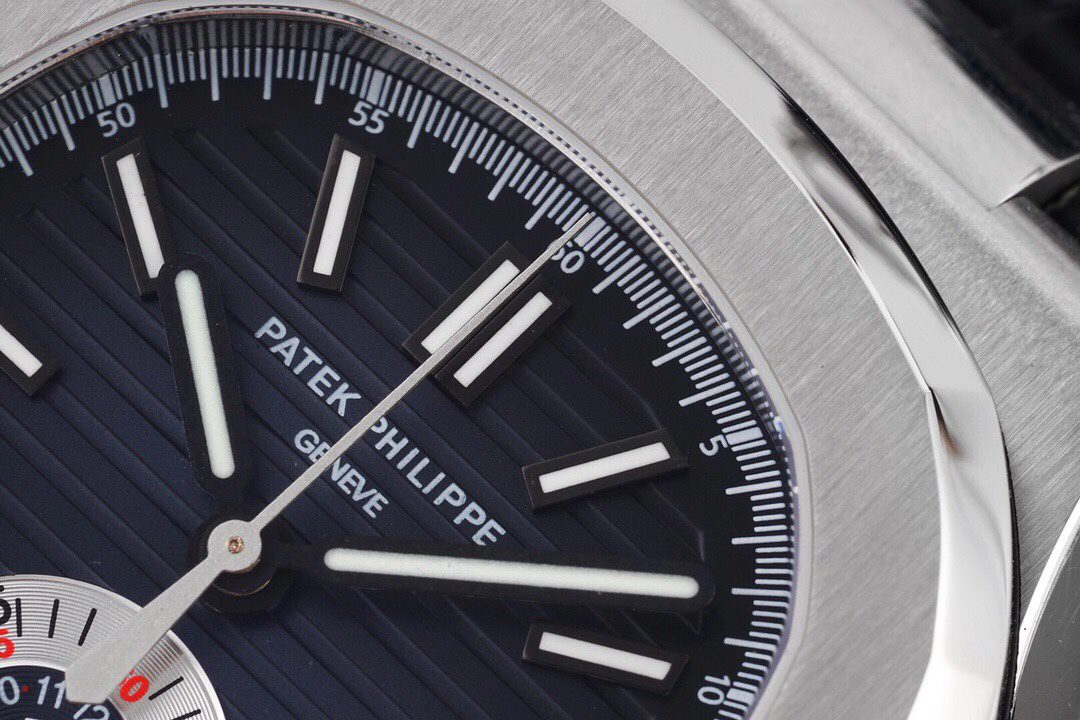 파텍필립 3K공장 파텍필립 노틸러스40주년 리미티드 에디션 청판 다이얼 가죽밴드 5980 PP.CH28-520 무브먼트 상세 이미지 5
