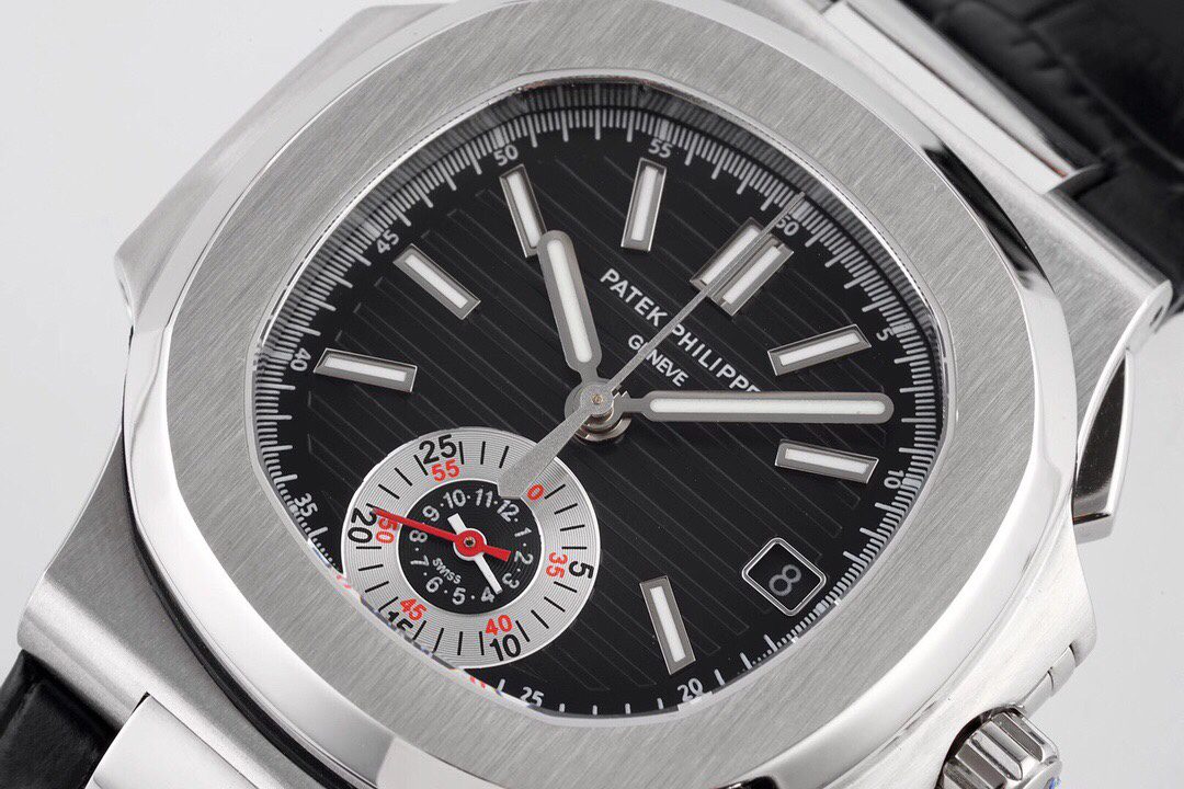 파텍필립 3K공장 파텍필립 노틸러스40주년 리미티드 에디션 블랙 다이얼 가죽밴드 5980 PP.CH28-520 무브먼트 상세 이미지 3