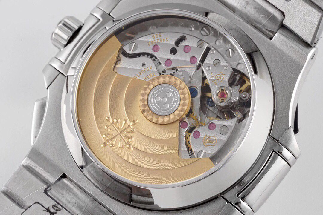 파텍필립 3K공장 파텍필립 노틸러스40주년 리미티드 에디션 청판 다이얼 40mm 5980 PP.CH28-520 무브먼트 상세 이미지 6