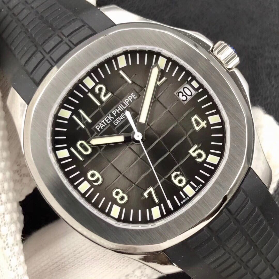 파텍필립 ZF공장 파텍필립 아쿠아넛 5167 스틸 검판 러버밴드 Cal.324 무브, 두께 8.6mm 상세 이미지 4