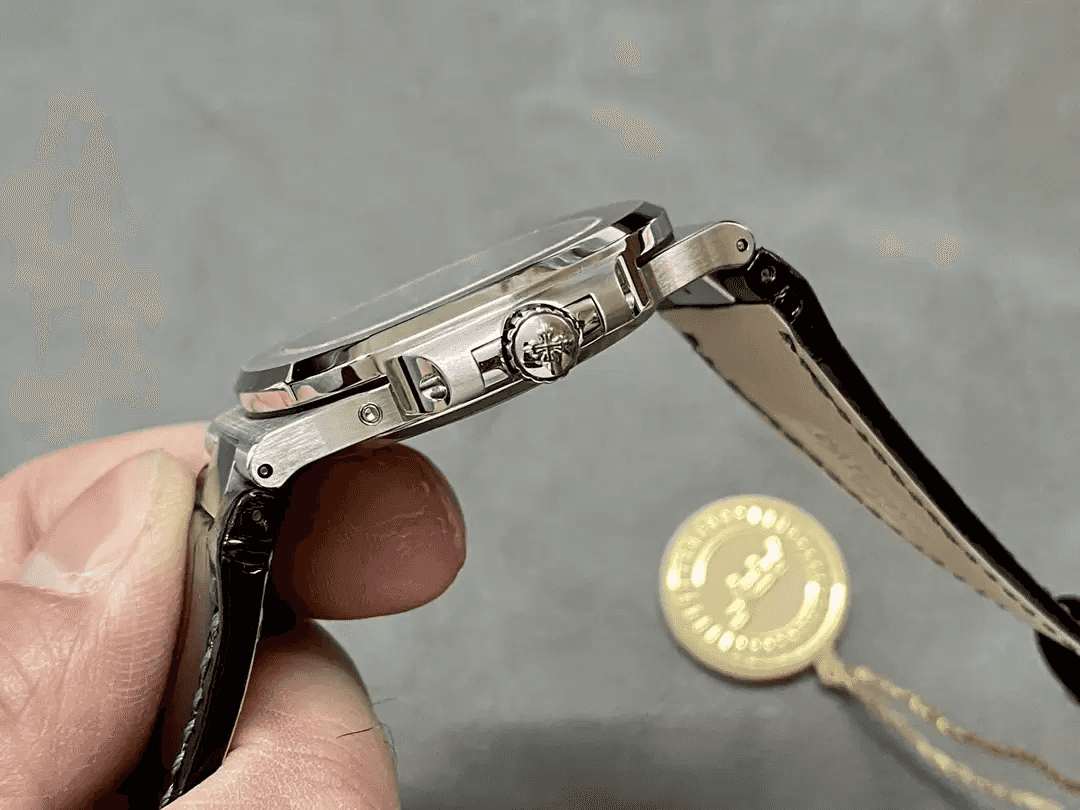 파텍필립 PPF공장 V2 파텍필립 노틸러스 문페이즈 청판 가죽 밴드 5712 240 무브, 소음 없음 상세 이미지 5