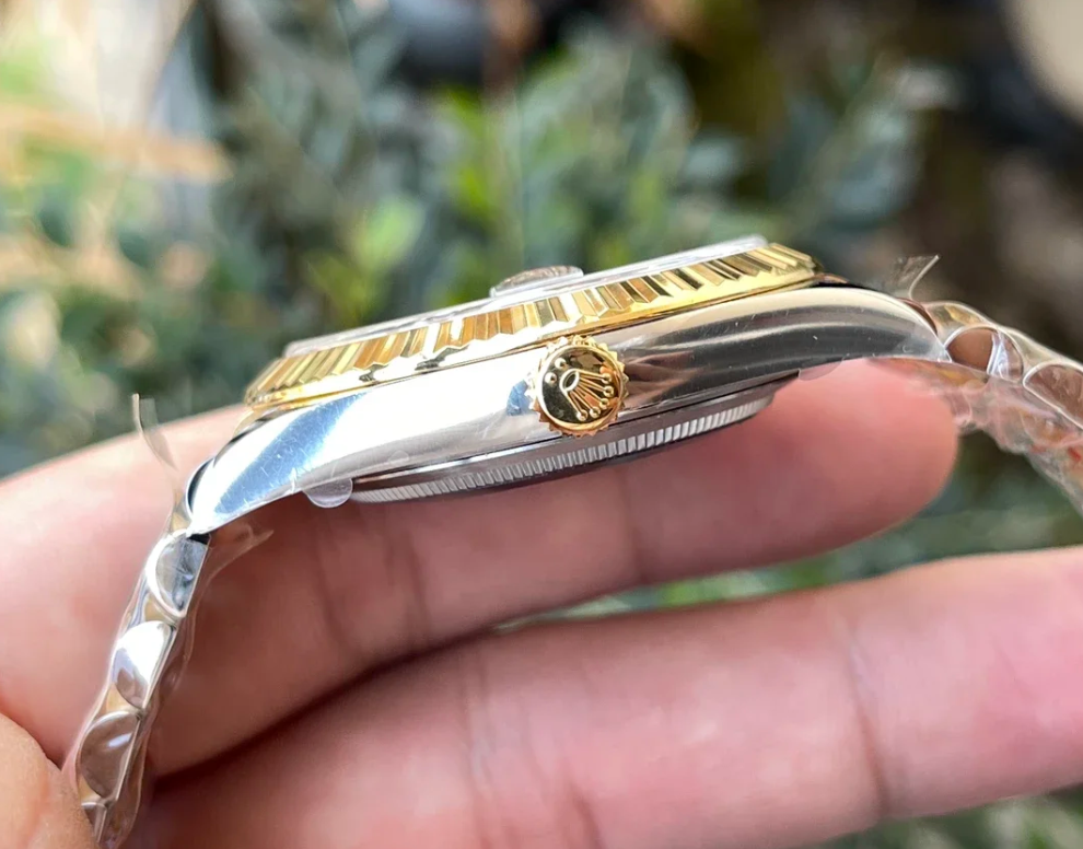 클린공장 롤렉스 데이트저스트 그레이 로만다이얼 콤비 쥬빌 41mm 126333 상세 이미지 7