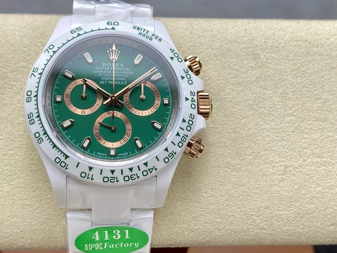 IPK공장 롤렉스 데이토나 그린 다이얼 화이트 세라믹 40mm 상세 이미지 2