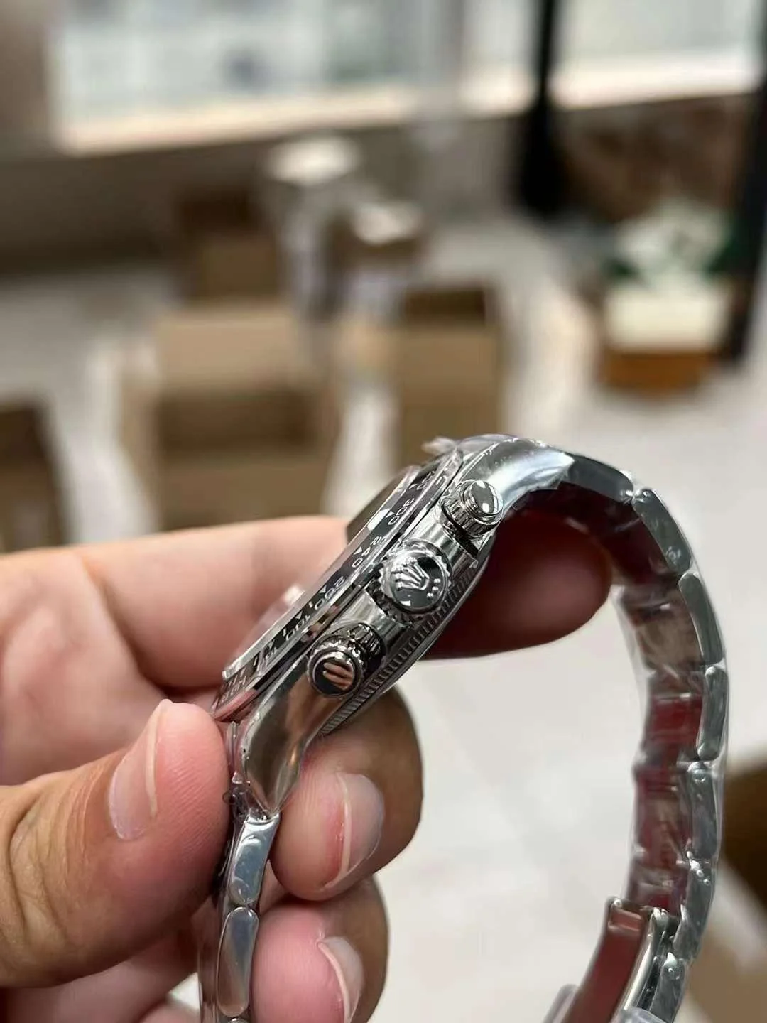 BT공장 롤렉스 코스모그래프 세라믹 데이토나 블랙 다이얼 126500 상세 이미지 6