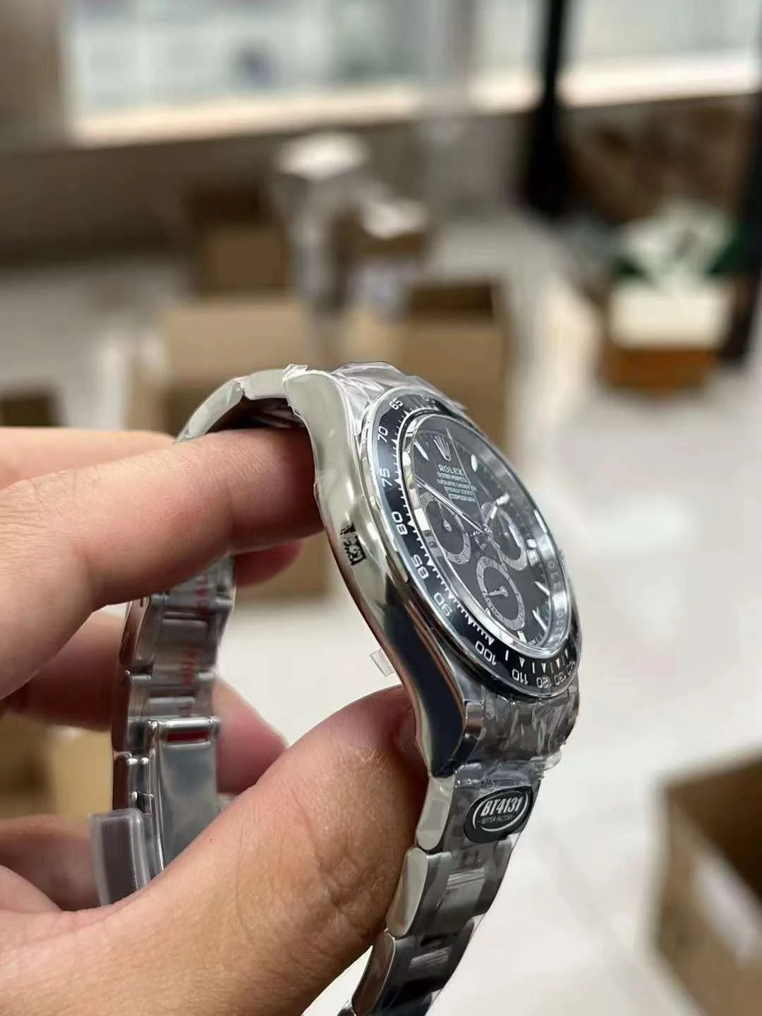 BT공장 롤렉스 코스모그래프 세라믹 데이토나 블랙 다이얼 126500 상세 이미지 7