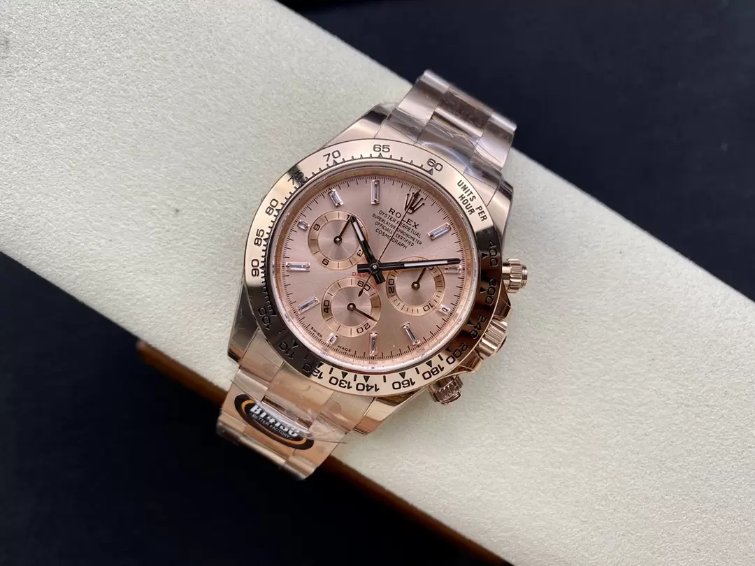 BT공장 롤렉스 데이토나 썬더스트 바게트 다이아 다이얼 로즈골드 골드 금통 116505 상세 이미지 5