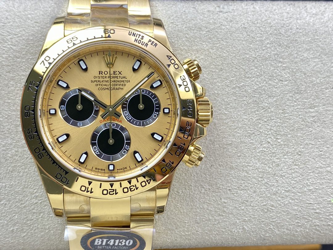 BT공장 롤렉스 데이토나 샴폐인 팬더 다이얼 옐로우 골드 금통 116508 상세 이미지 2
