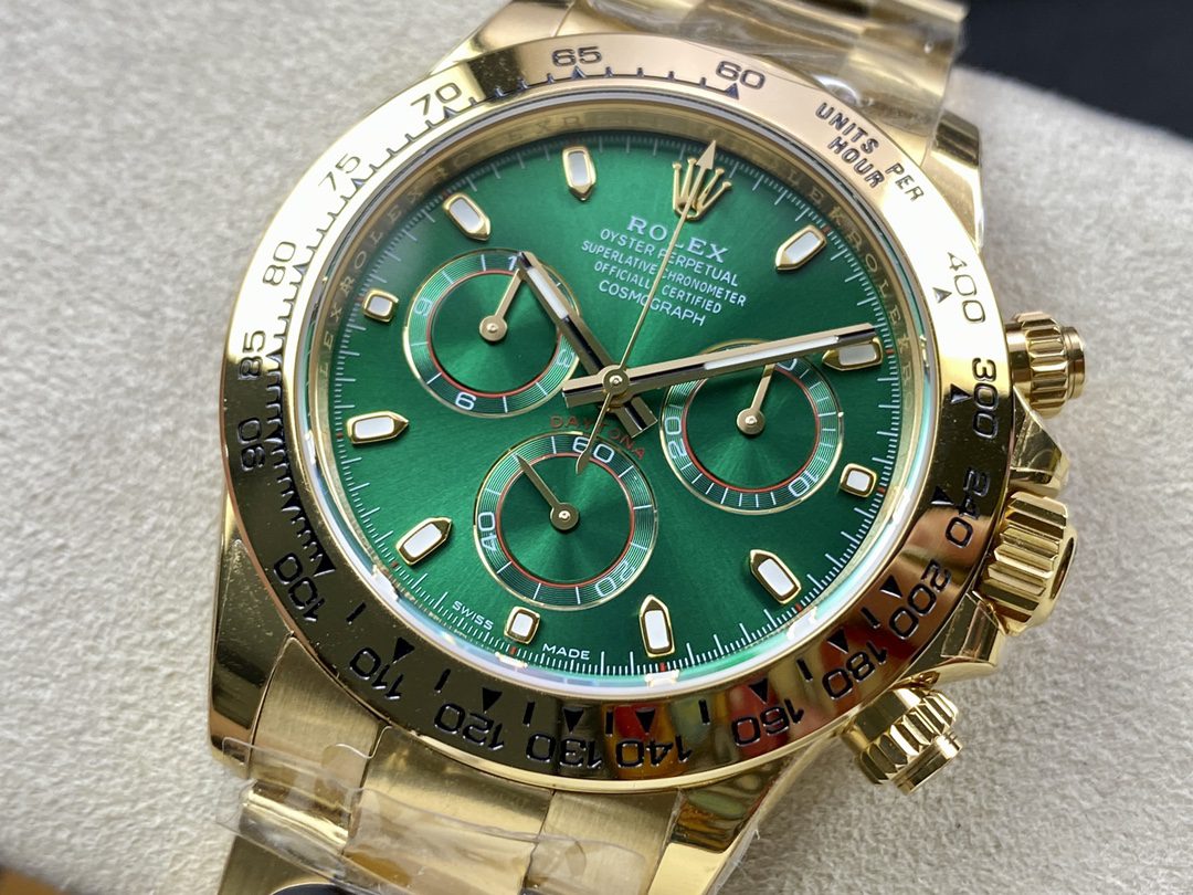 BT공장 롤렉스 데이토나 헐크 다이얼 옐로우 골드 금통 116508 상세 이미지 3