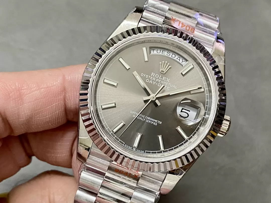 GM공장 V3 롤렉스 데이데이트 그레이 다이얼 40mm 228236 상세 이미지 5