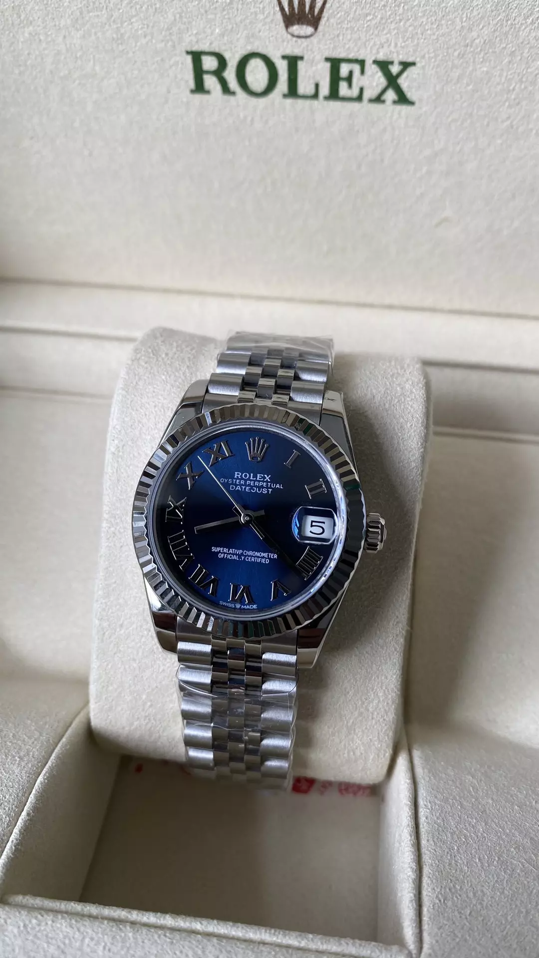 A+공장 롤렉스 데이저스트 청판 로만 다이얼 31mm m278384rbr 상세 이미지 5