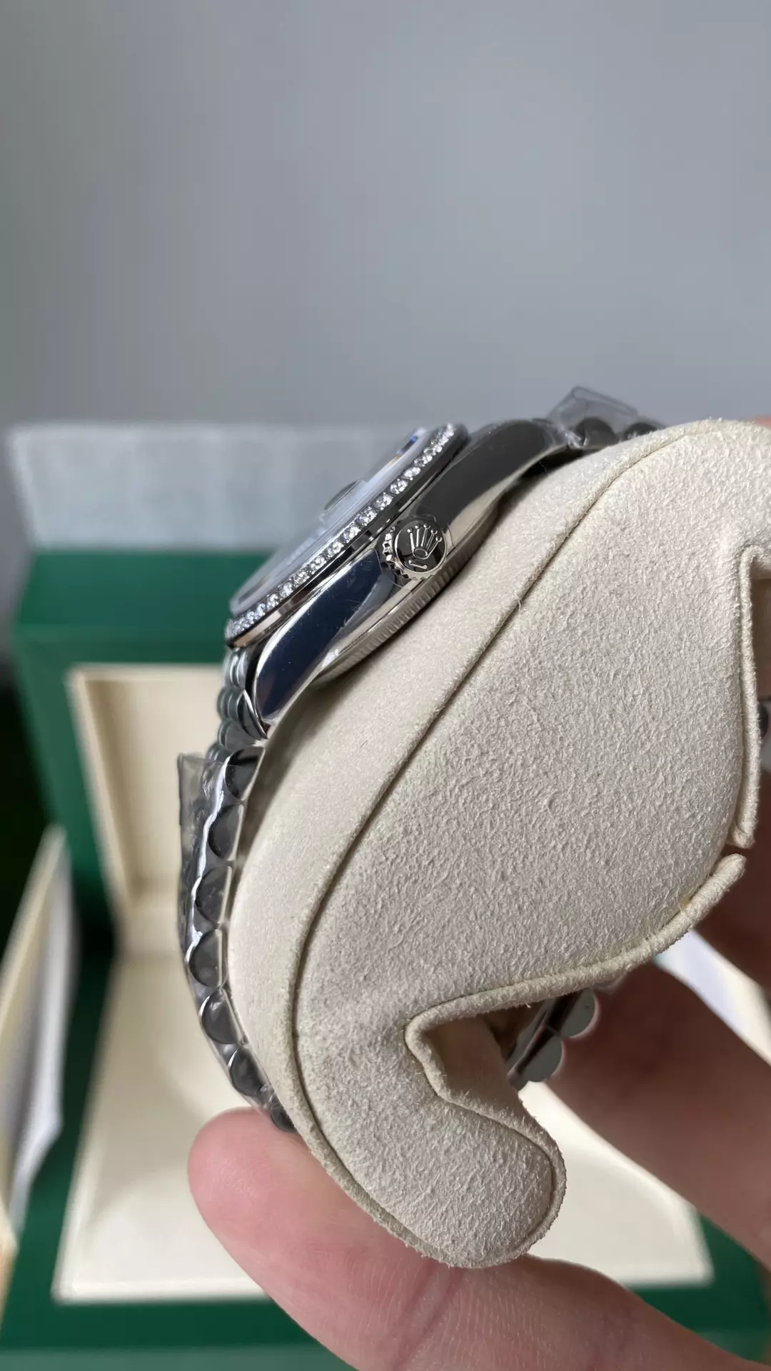 A+공장 롤렉스 데이저스트 그린 다이얼 다이아 베젤 콤비 31mm m278384rbr 상세 이미지 7