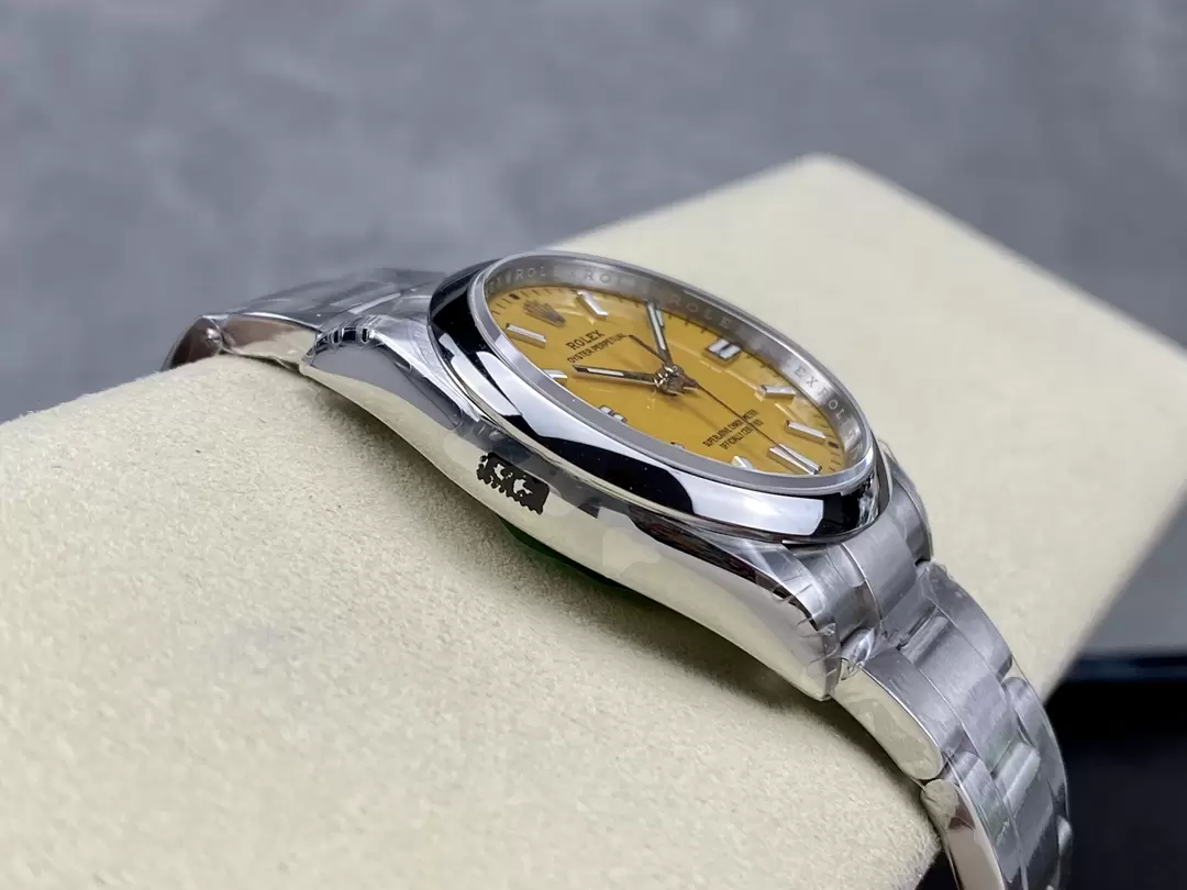 VS공장 롤렉스 오이스터 퍼페츄얼 옐로우 다이얼 돔베젤 36mm 오이스터 126000 상세 이미지 6