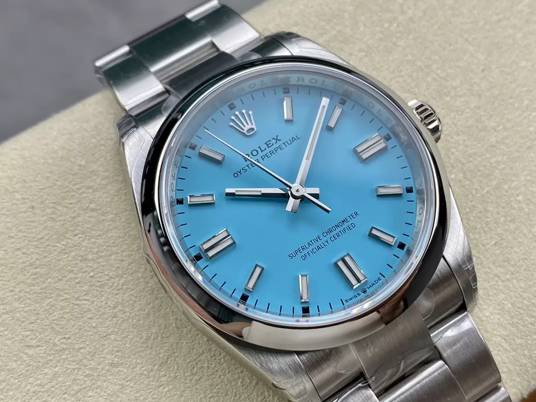 VS공장 롤렉스 오이스터 퍼페츄얼 터콰이즈 다이얼 돔베젤 36mm 오이스터 126000 상세 이미지 3