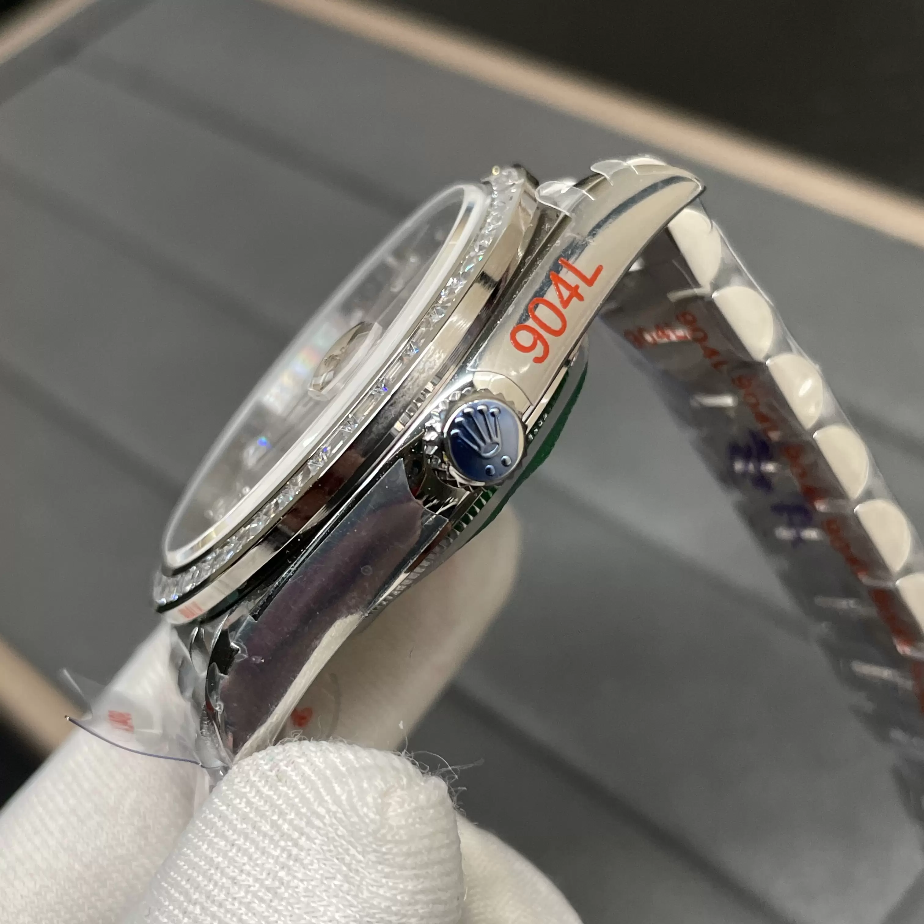 GM공장 V3 롤렉스 데이데이트 메테오 다이아 다이얼 바게트 다이아 베젤 m228236 상세 이미지 8